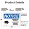 Signmission Contractor Material And Equipment, 24 in W x Rectangle, Plastic OS-2PACK-NS-P-1824-L-10819 - alternate 7